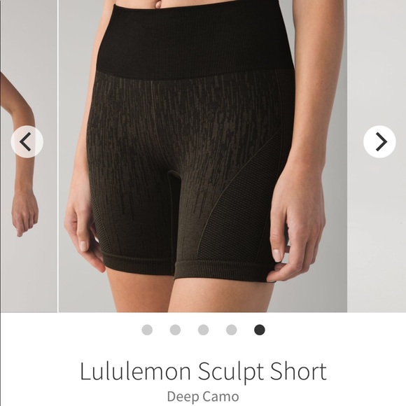 Lululemon sculpt shorts